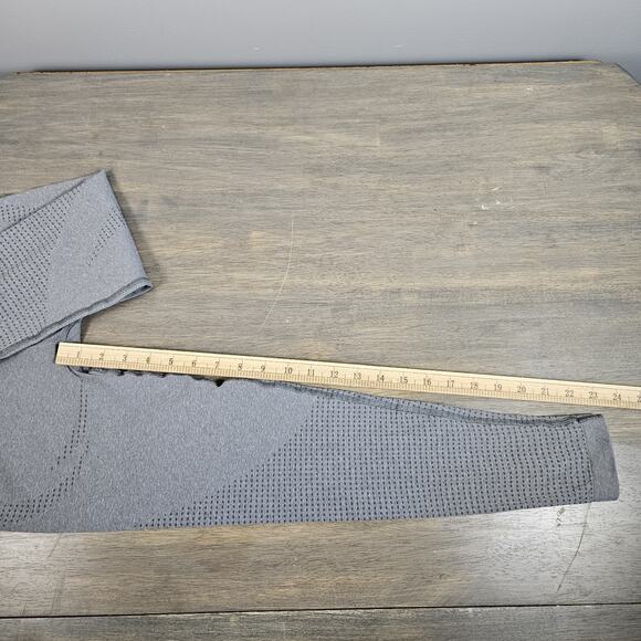 Gymshark Womens Vital Seamless Leggings Gray Size S Stretch Lightweight - Picture 5 of 5
